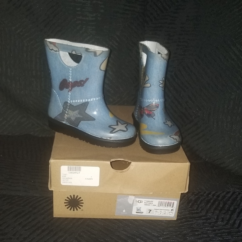 Toddler Ugg Patches Rain Boots